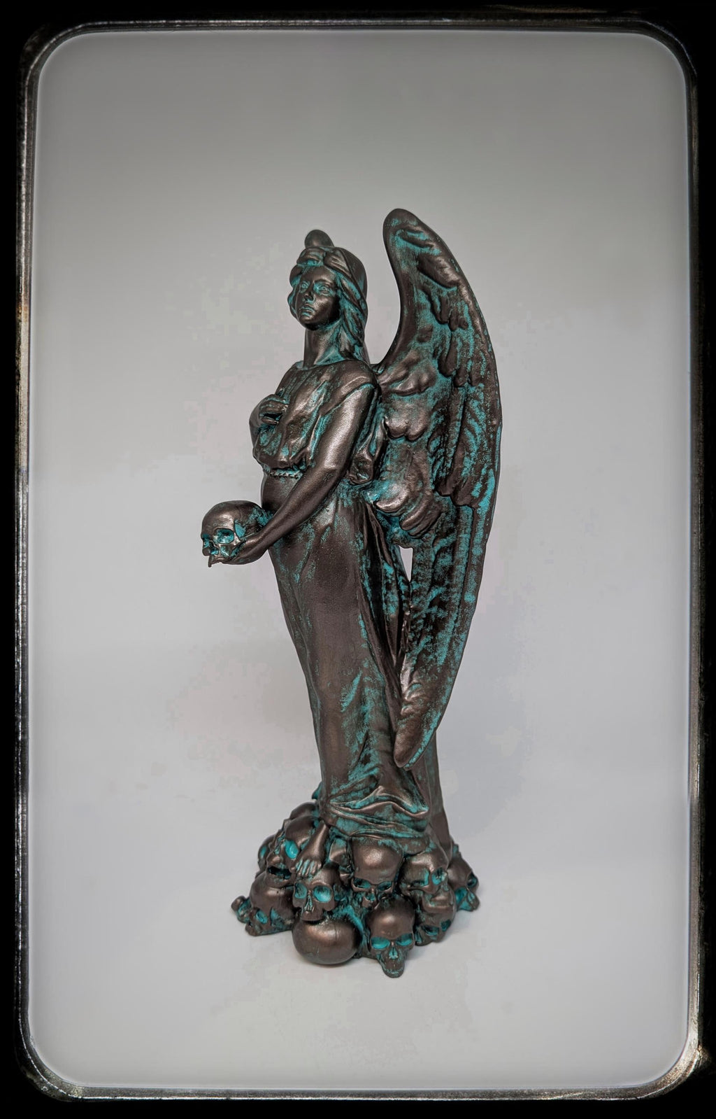 Angel of Death Gothic Resin Figurine Height 13.4'' (34 cm/340mm) Very Rare Art