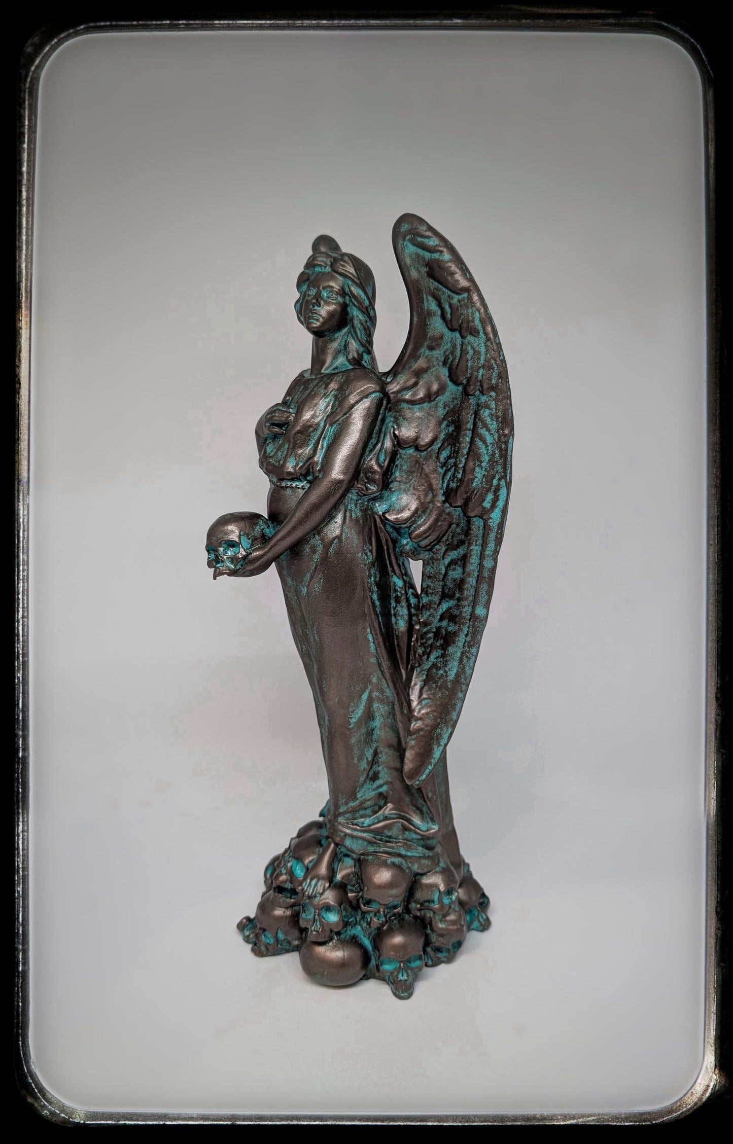 Angel of Death Gothic Resin Figurine Height 13.4'' (34 cm/340mm) Very Rare Art