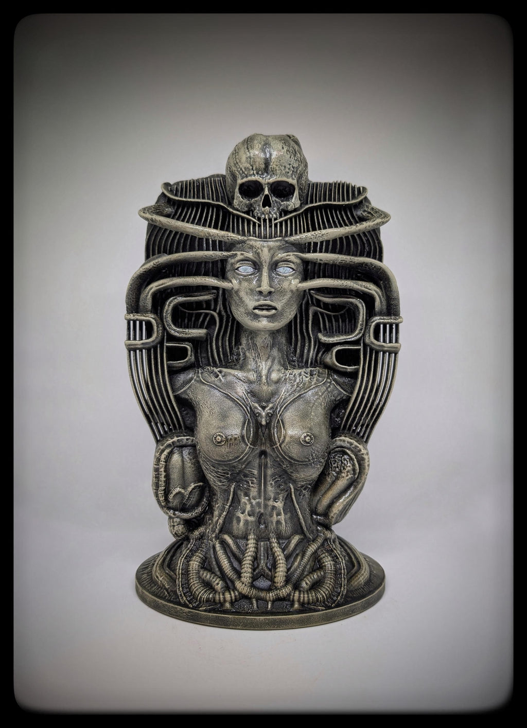 Inspired by H.R. Giger - Anima Mia 3D Resin Sculpture Height 11.4in (29 cm/290mm)