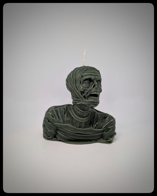 Vegan Mummy Candle -Height 3.74 inches (9.5 cm /95 mm)