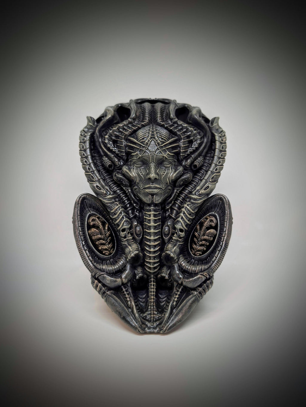 Inspired by H.R.Giger, Bio Craft -Mother Urn Statue 8.7"(22cm/220mm)