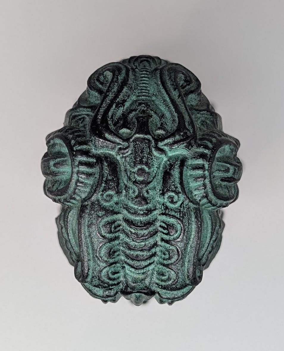 The Conduit design by Zane Rogers – Striking 3D Printed Resin Sculpture Height 7,5 inches (19 cm 190mm)