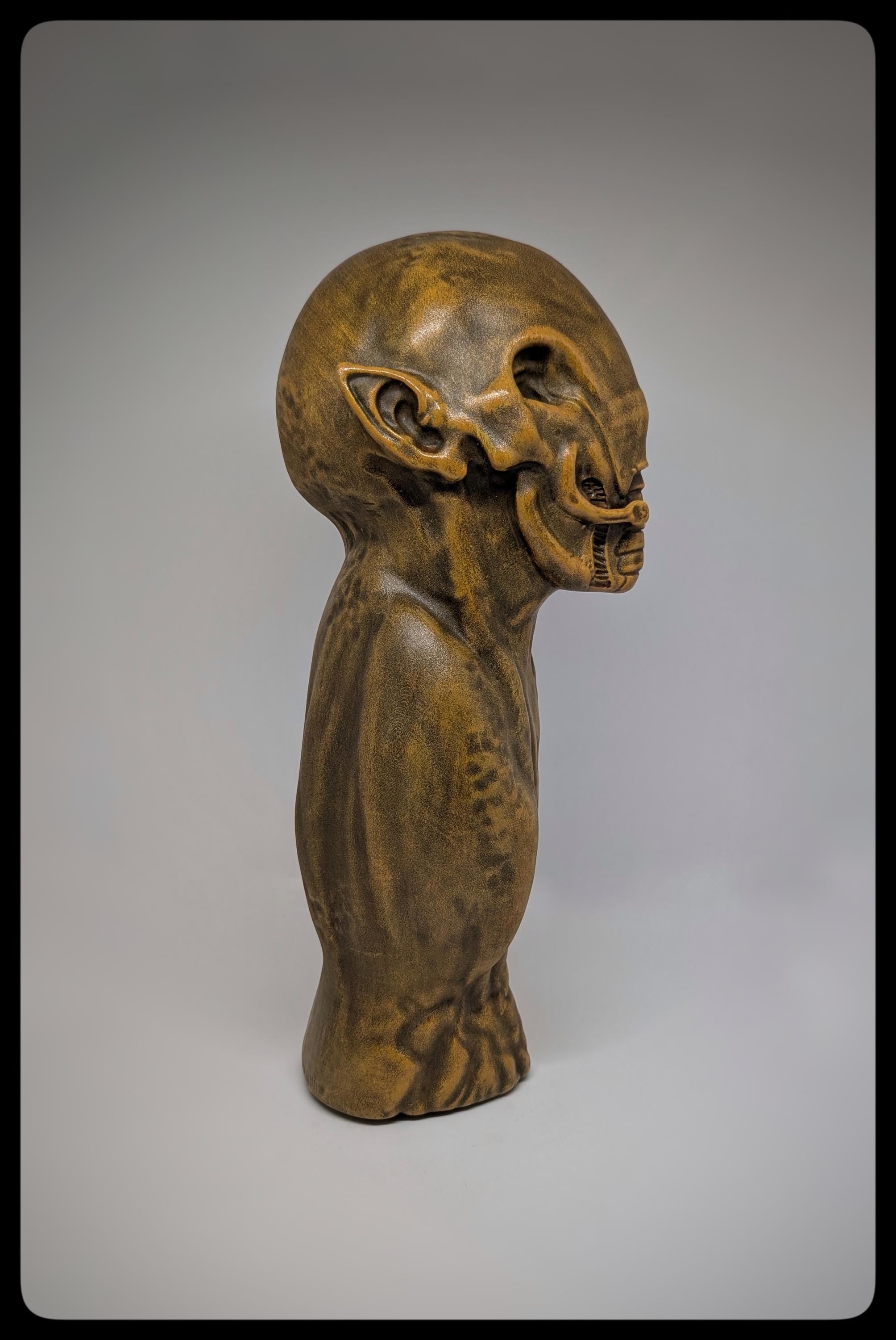 Inspired by H.R. Giger – The Tourist / Height 12.2" (31 cm/310mm) 3D Resin Sculpture