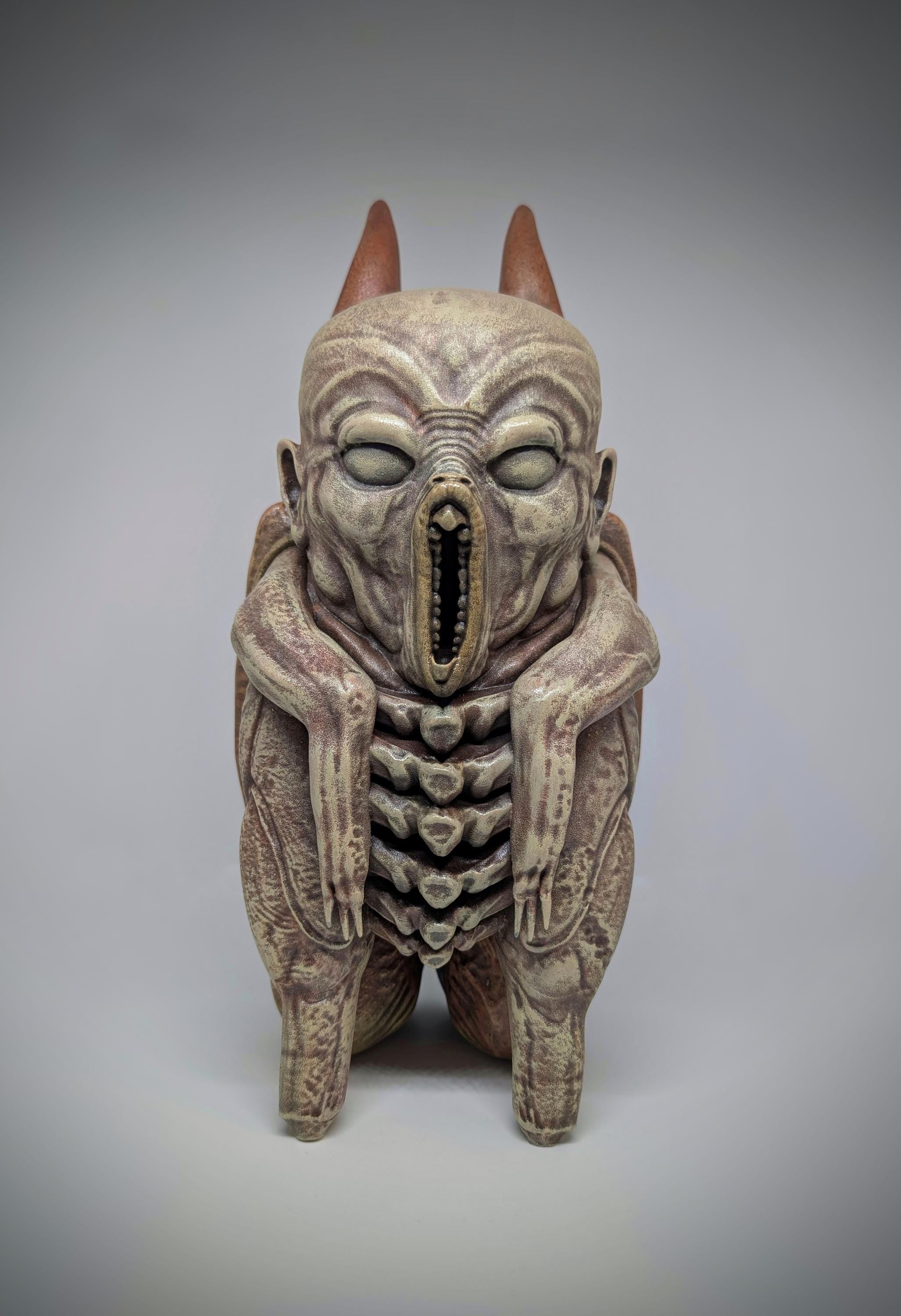 Inspired by H.R. Giger – The Tourist / Height 13.4 in (34 cm/340mm) 3D Resin Sculpture