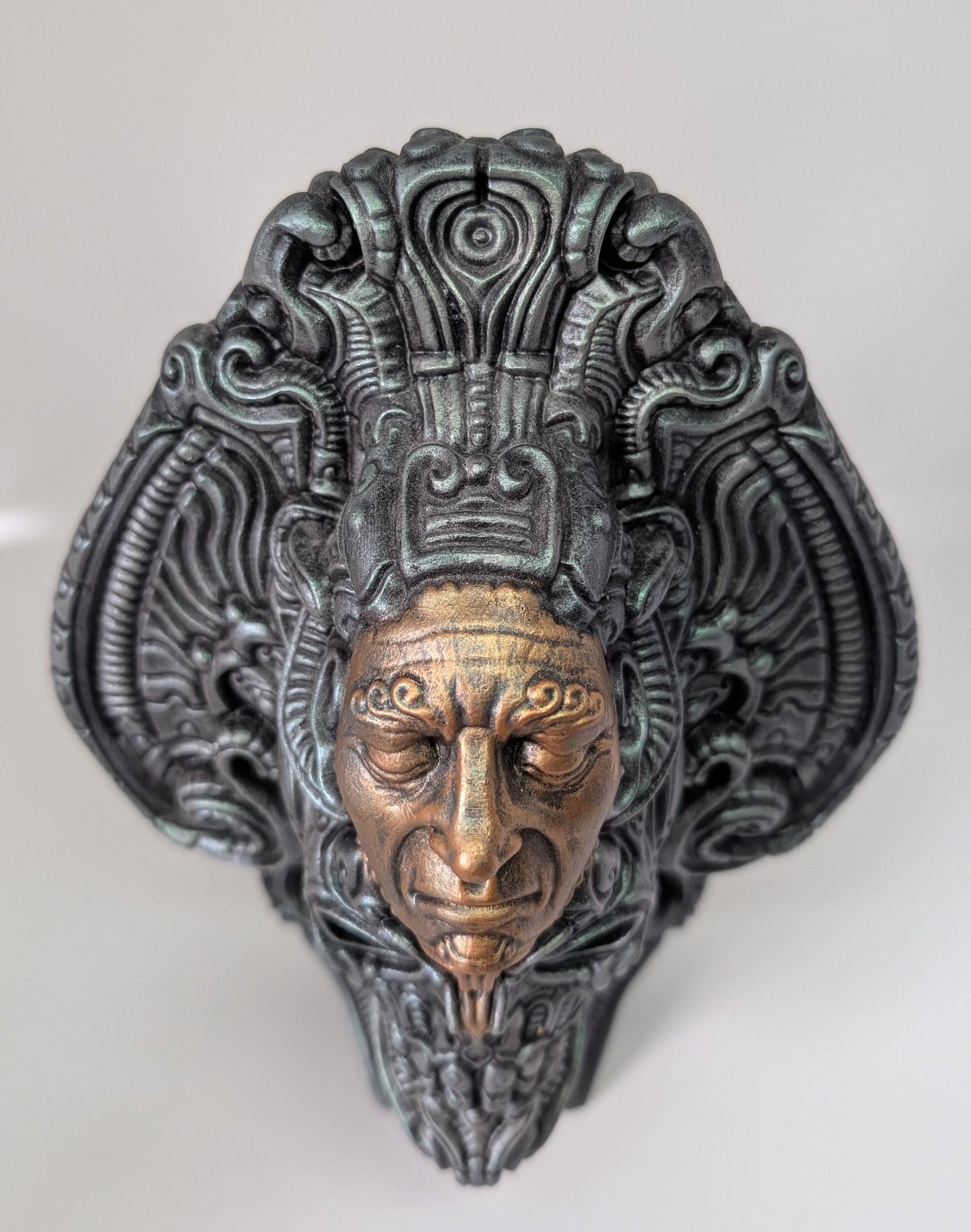 Avatar of a Dead Emperor – design Zane Rogers – 9.4in (24 cm / 240 mm) – Hand-Painted 3D Resin Sculpture