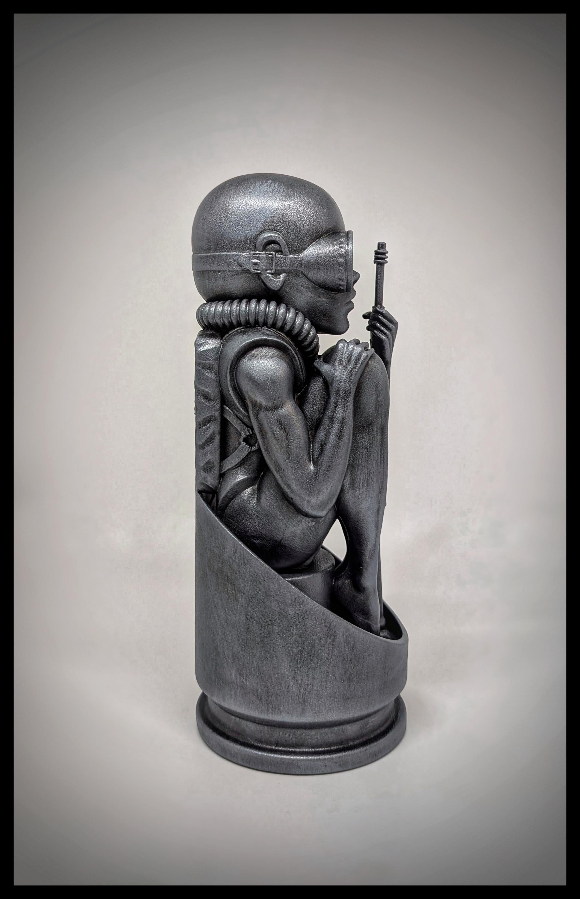 H.R. Giger Inspired Birth Machine Bullet Baby 3D Resin Figure – 8.07 inches (20.5 cm/205mm)