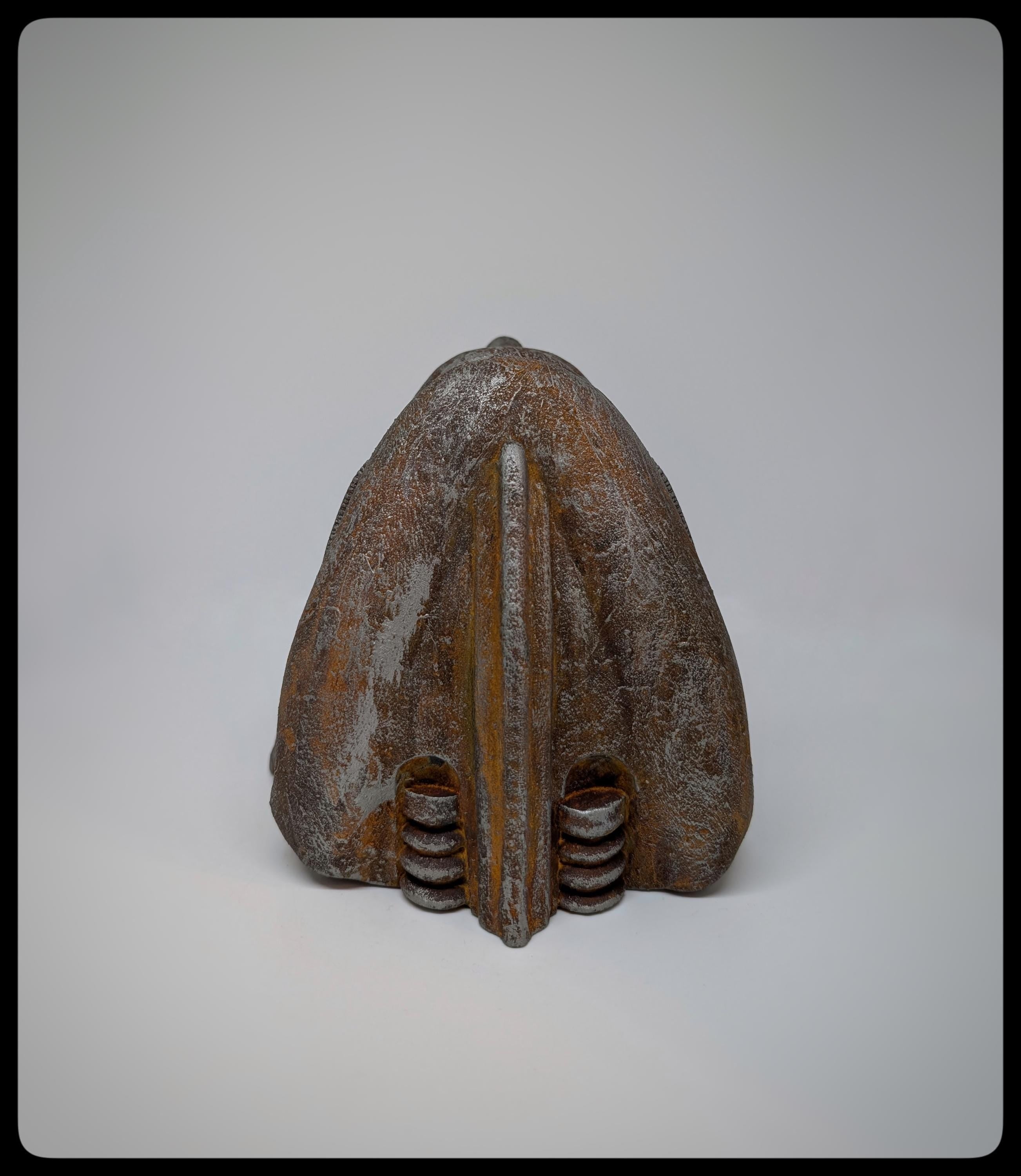 Inspired by H.R. Giger Biomechanoid Face 3D Resin Wall Sculpture, Height: 8.46 in (21,5 cm/215 mm)