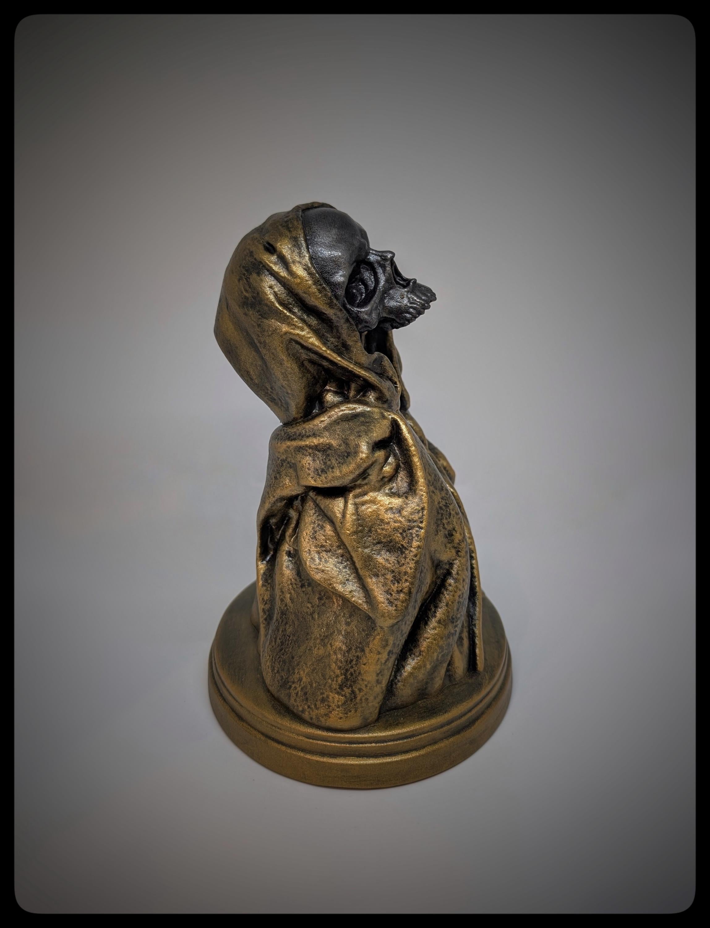 Mortal Shadow 3D Resin Sculpture Design by John Chen /Height 7.9in (20cm/200mm)