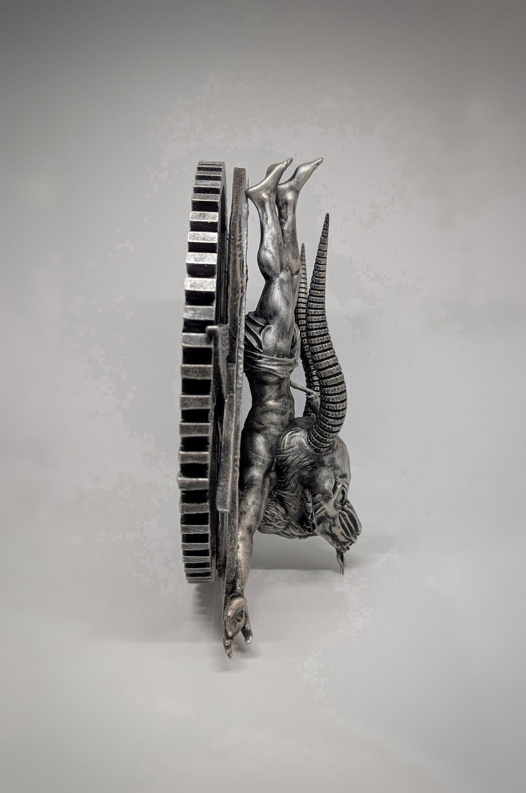 Inspired by H.R. Giger Baphomet  Wall Sculpture Height 10.2" (26 cm/260 mm)