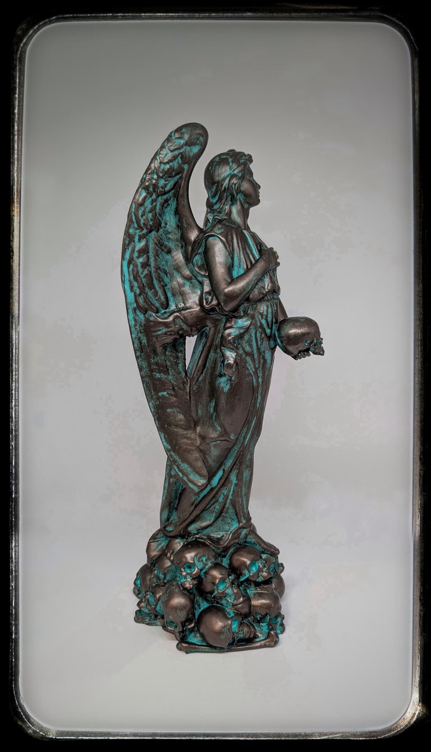 Angel of Death Gothic Resin Figurine Height 13.4'' (34 cm/340mm) Very Rare Art