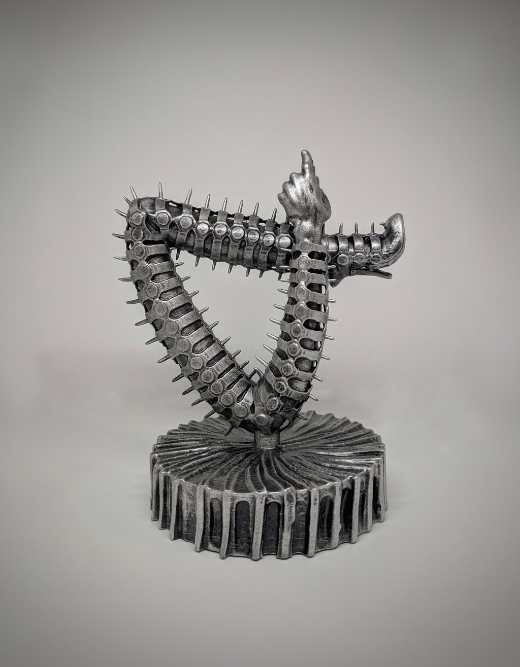 Inspired by H.R. Giger – Virgo Sculpture 3D Resin Height: 9.1 in (23 cm/230mm)