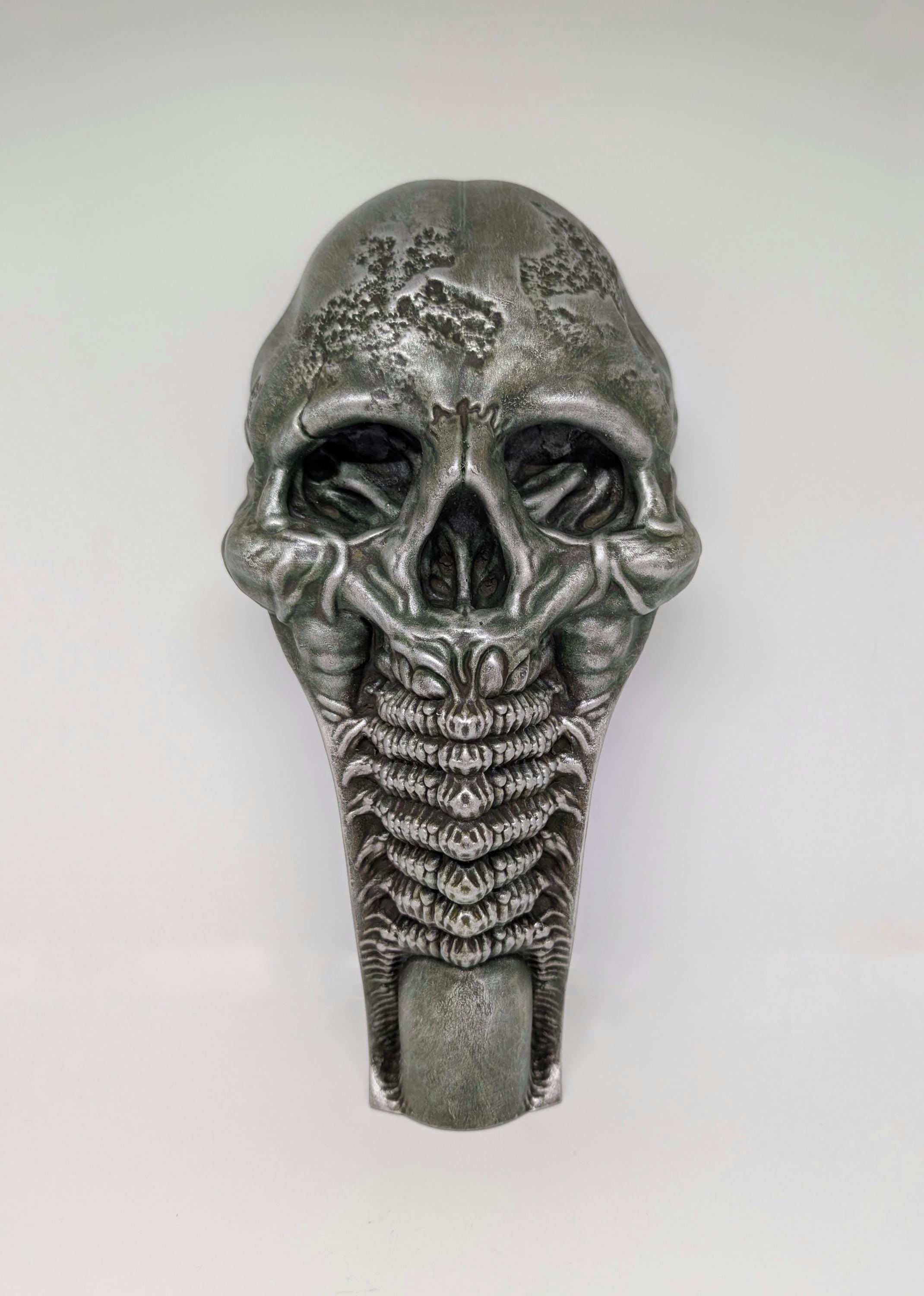 Biomechanical Skull / Wall Sculpture 12.2in (31cm/310mm) 3D Resin Art