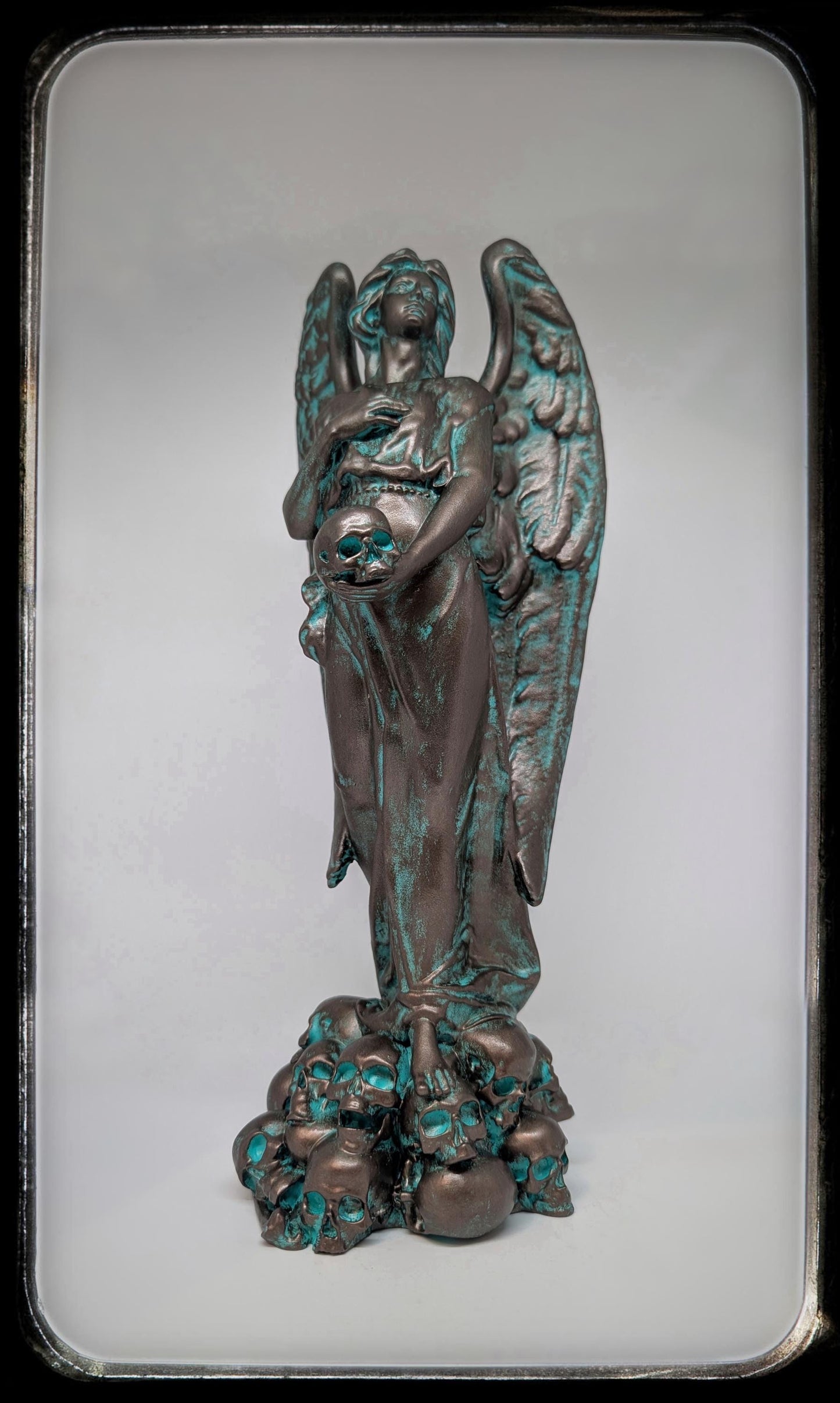 Angel of Death Gothic Resin Figurine Height 13.4'' (34 cm/340mm) Very Rare Art