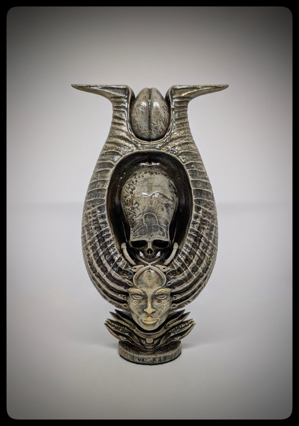 Inspired by H.R. Giger  THE MAGICIAN* 3D Resin Sculpture 8.7 inch (22 cm/220mm)