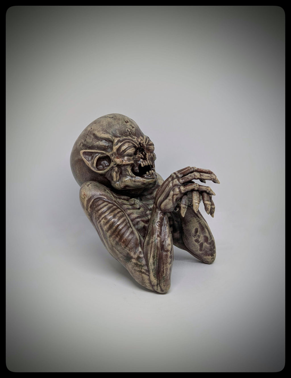 Inspired by H. R. Giger Demon 3D Resin Sculpture Height 8.27 in (21 cm/210 mm)