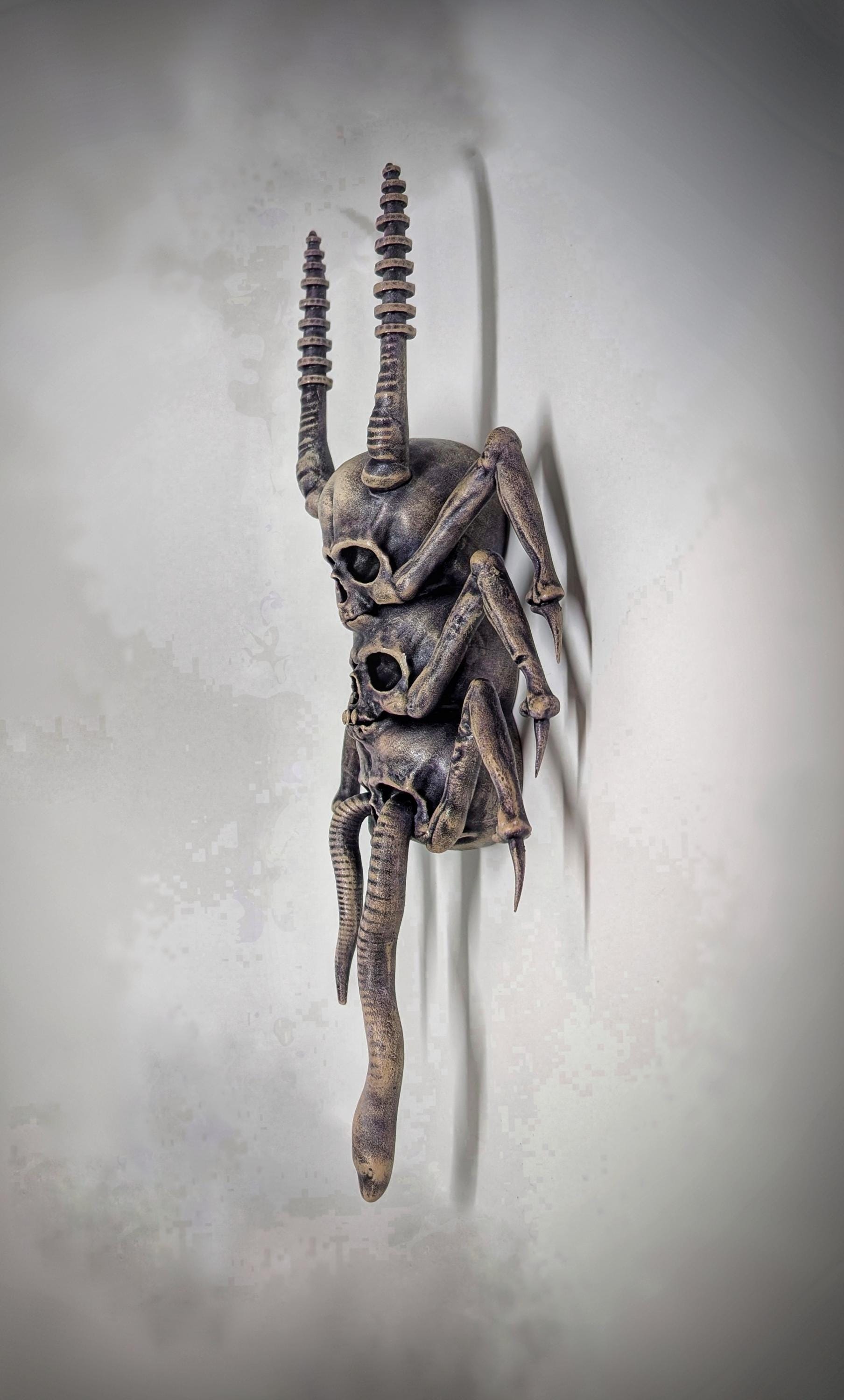 Inspired H.R. Giger Li II Spider Skull Detail /3D/ 14,37"              (36,5cm/365mm)
