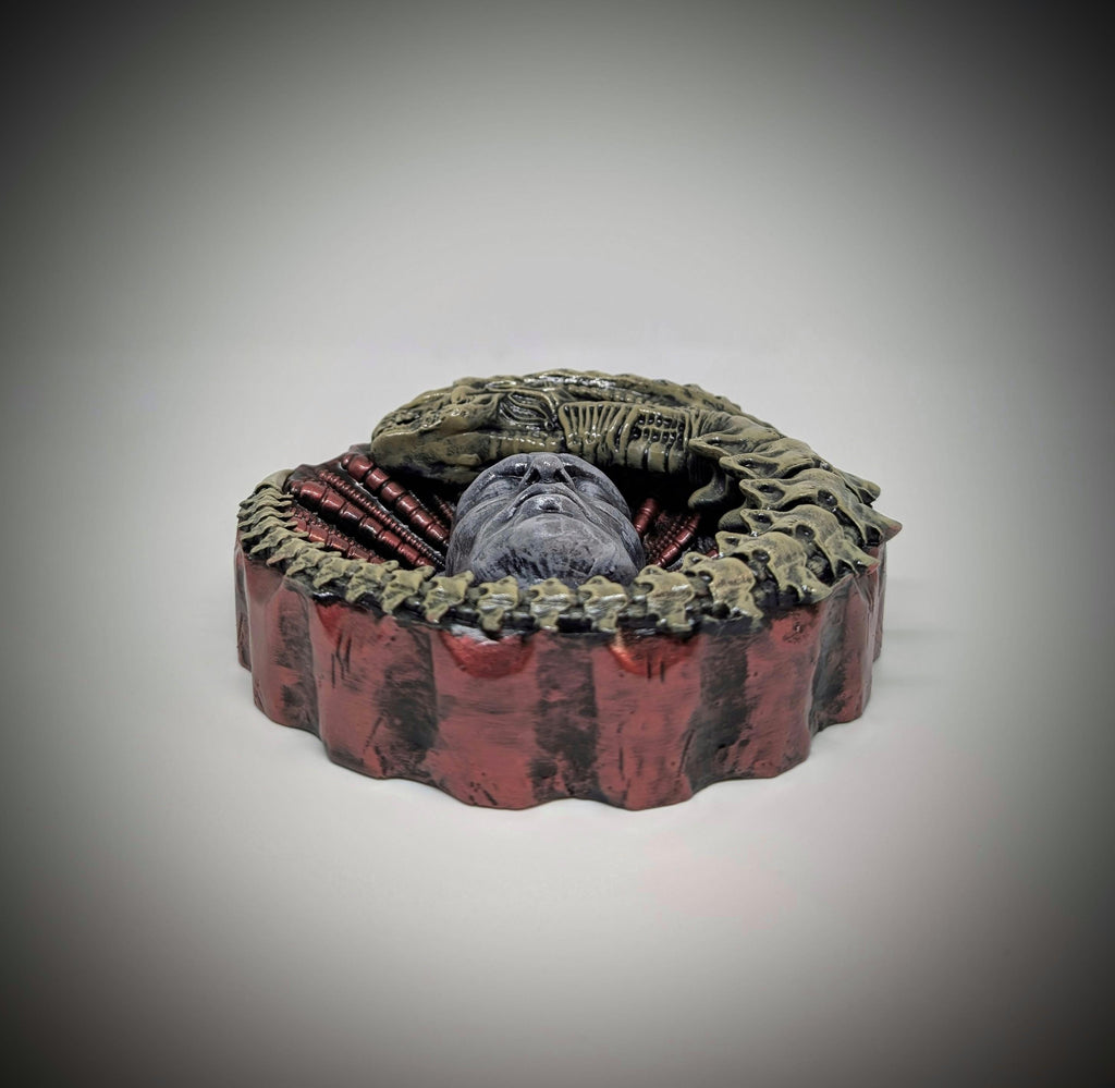 Inspired H.R.Giher Alien Prometheus 3D Resin Wall Sculpture /6.1"(15.5cm/155mm)