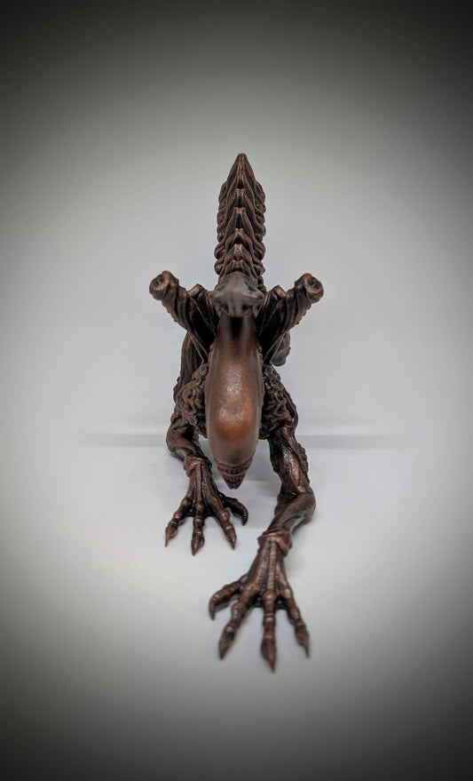 Alien Xenomorph 3D Resin Figure 6.3 in (16 cm/160mm) x 12.6 in (32 cm/320mm)