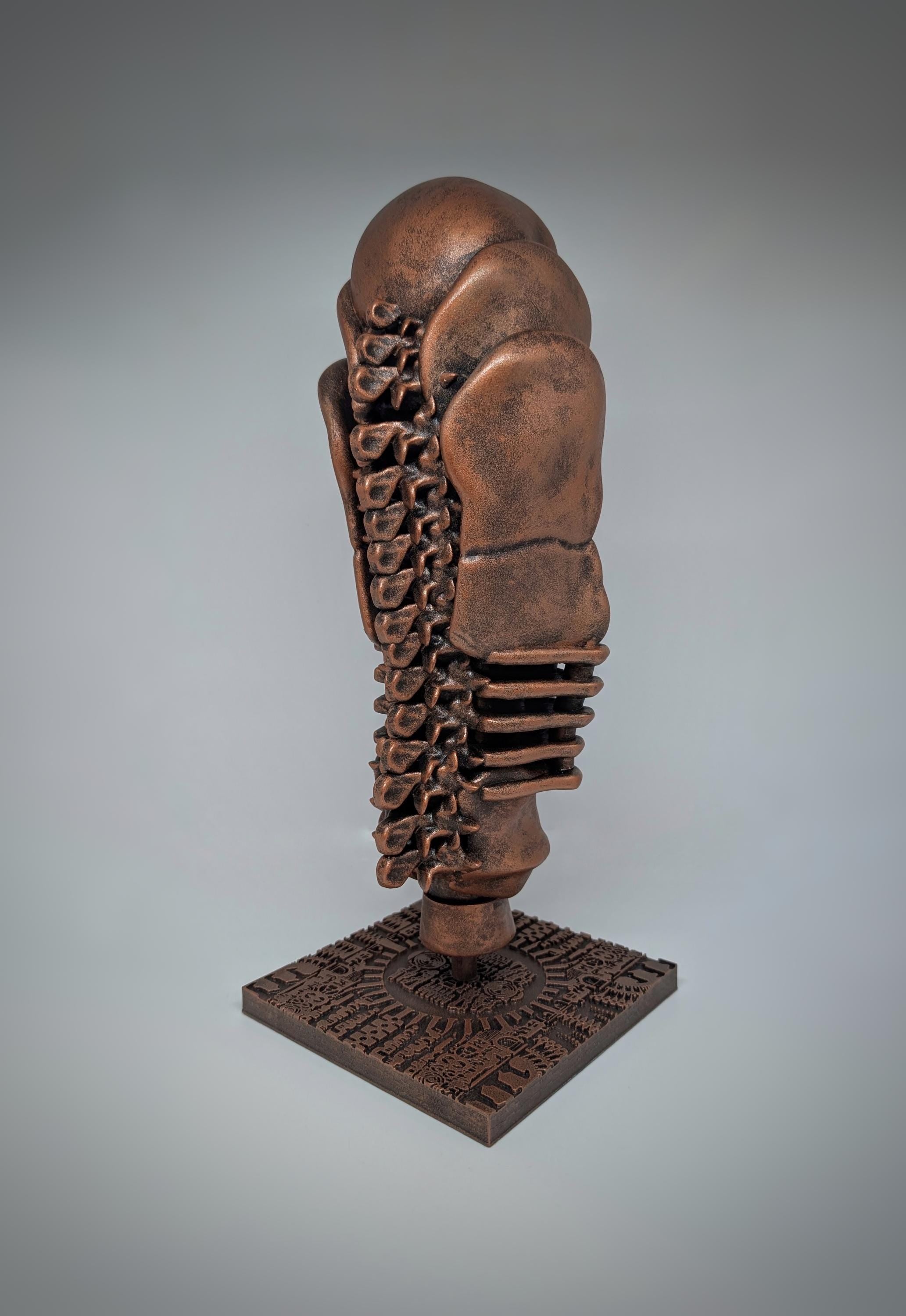 Inspired by H.R. Giger Harkonnen Table Leg – Height 13.8in (35cm / 350mm)/ 3D Resin /Design by Carlito Brigante