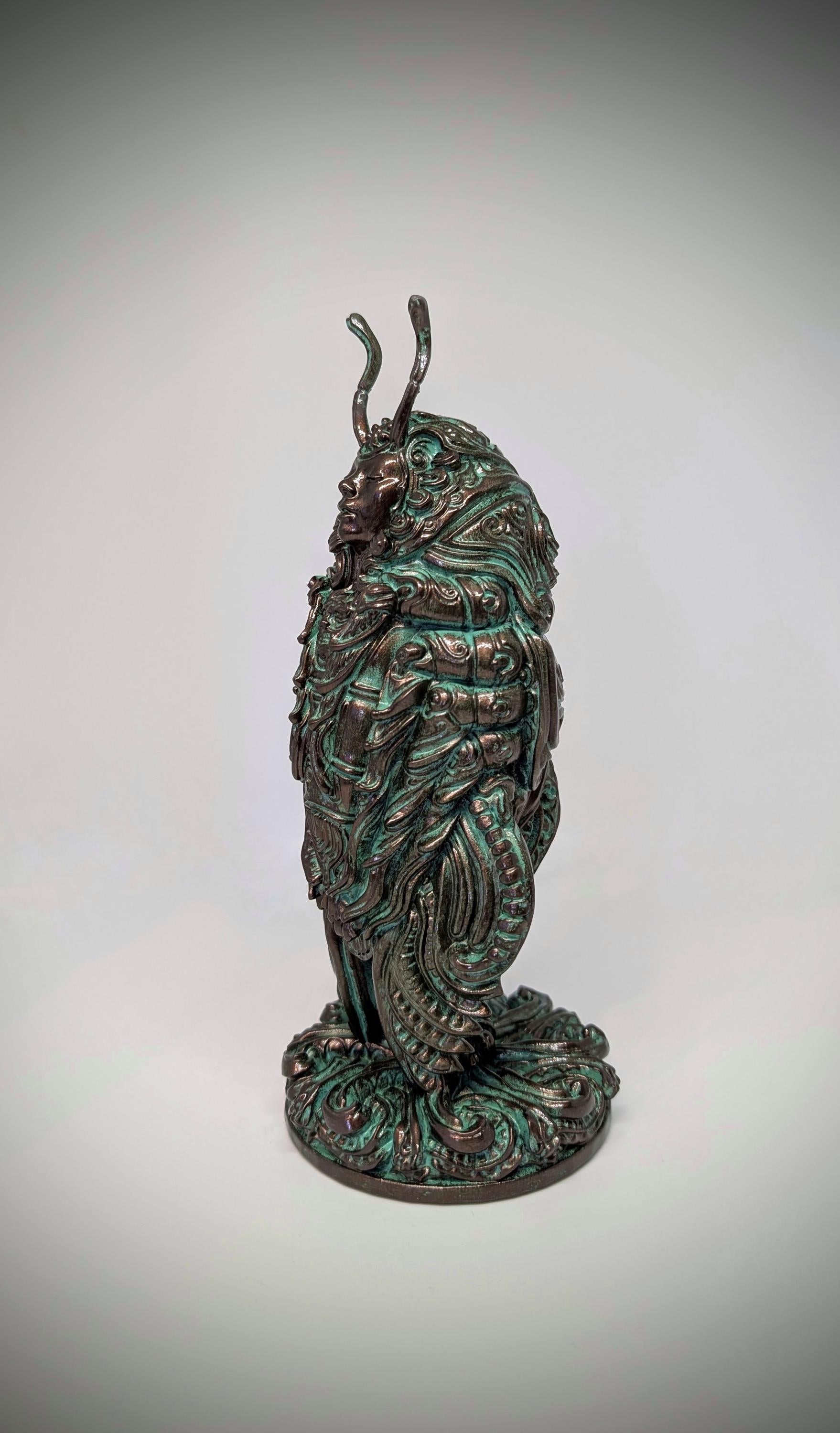 Bug Relic 3D Resin Sculpture 8.66in (22cm/220mm) Design by Zane Rogers
