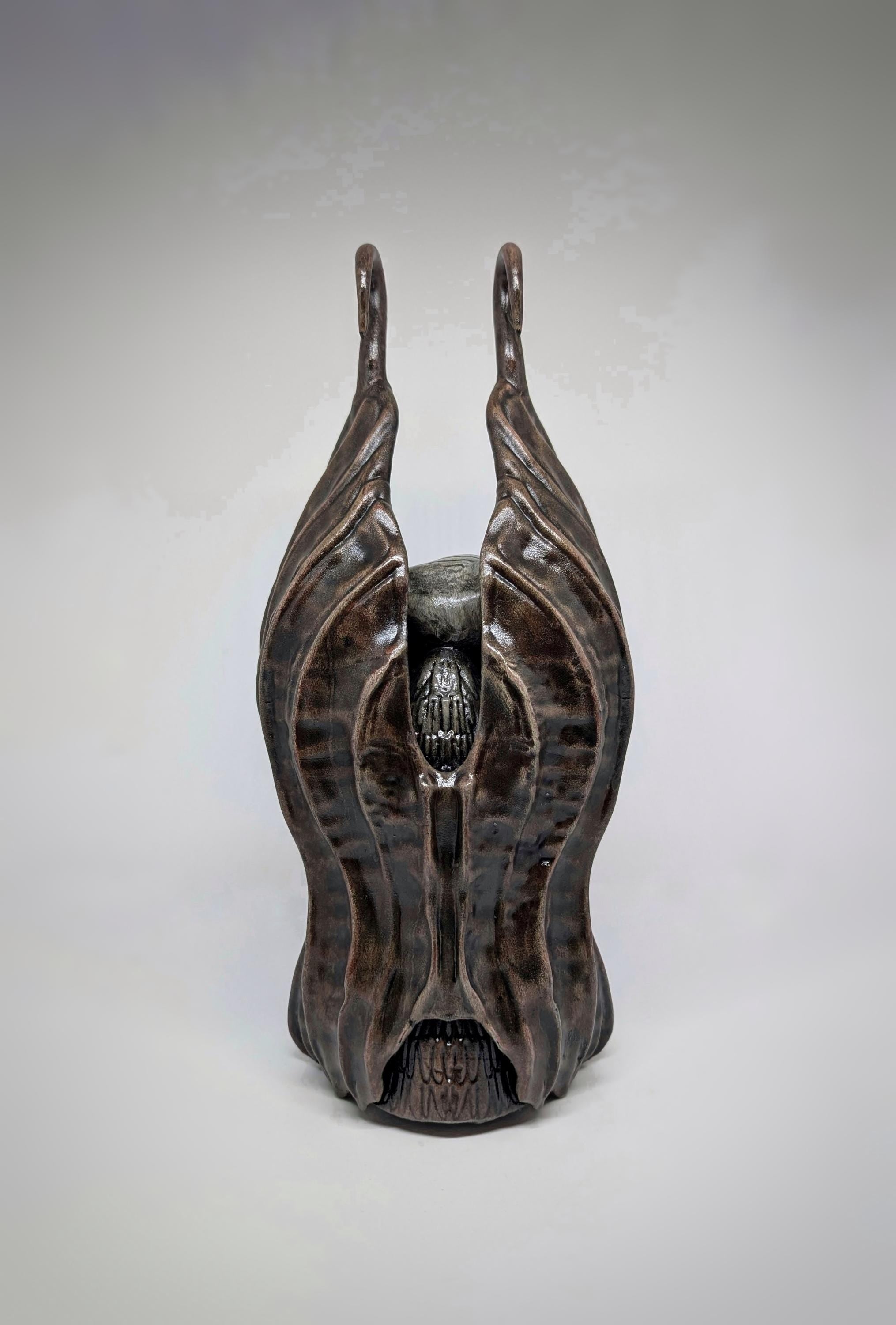 Inspired by H.R. Giger – The Tourist /11.8" (30 cm)  3D Resin Sculpture