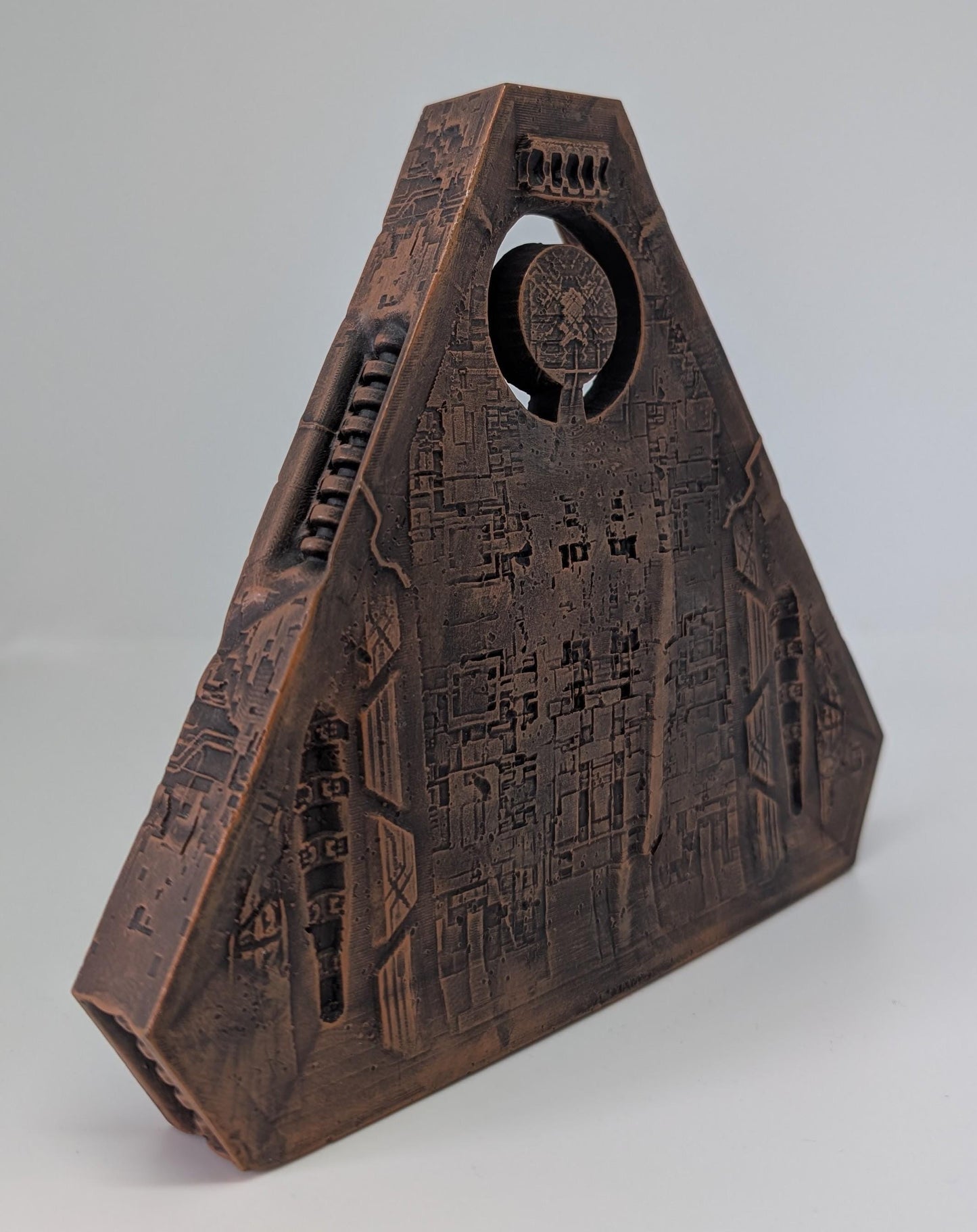 Inspired by H.R. Giger Biomechanical Triangle 5.9" 3D Resin Print Model
