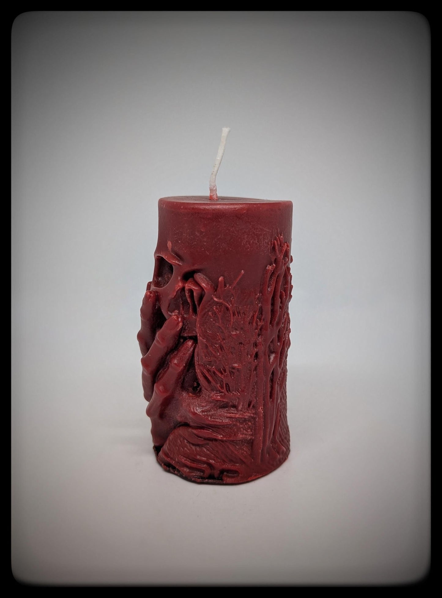 Gothic Skull Handmade Candle Height 3.74in (9.5 cm/95mm) Gothic Home Decor