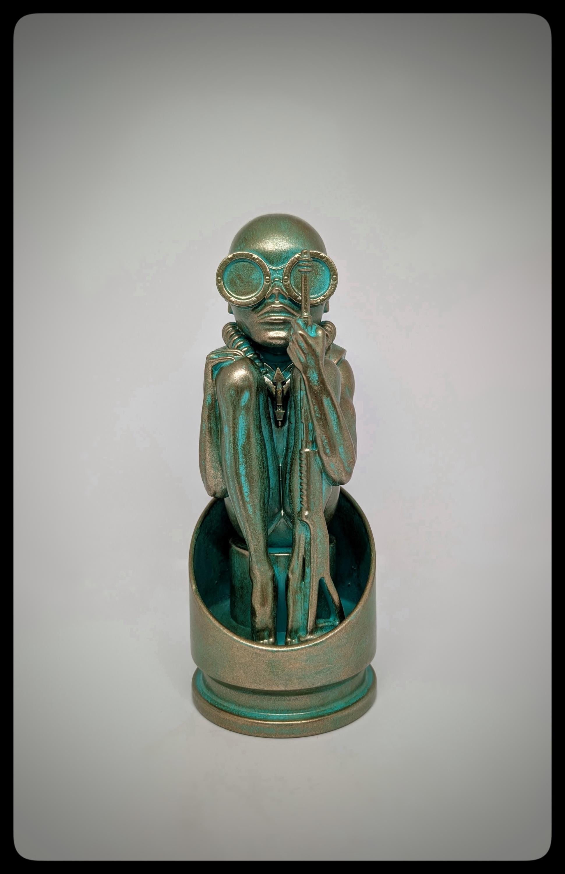 H.R. Giger Inspired Birth Machine Bullet Baby 3D Resin Figure – 8.07 inches (20.5 cm/205 mm)