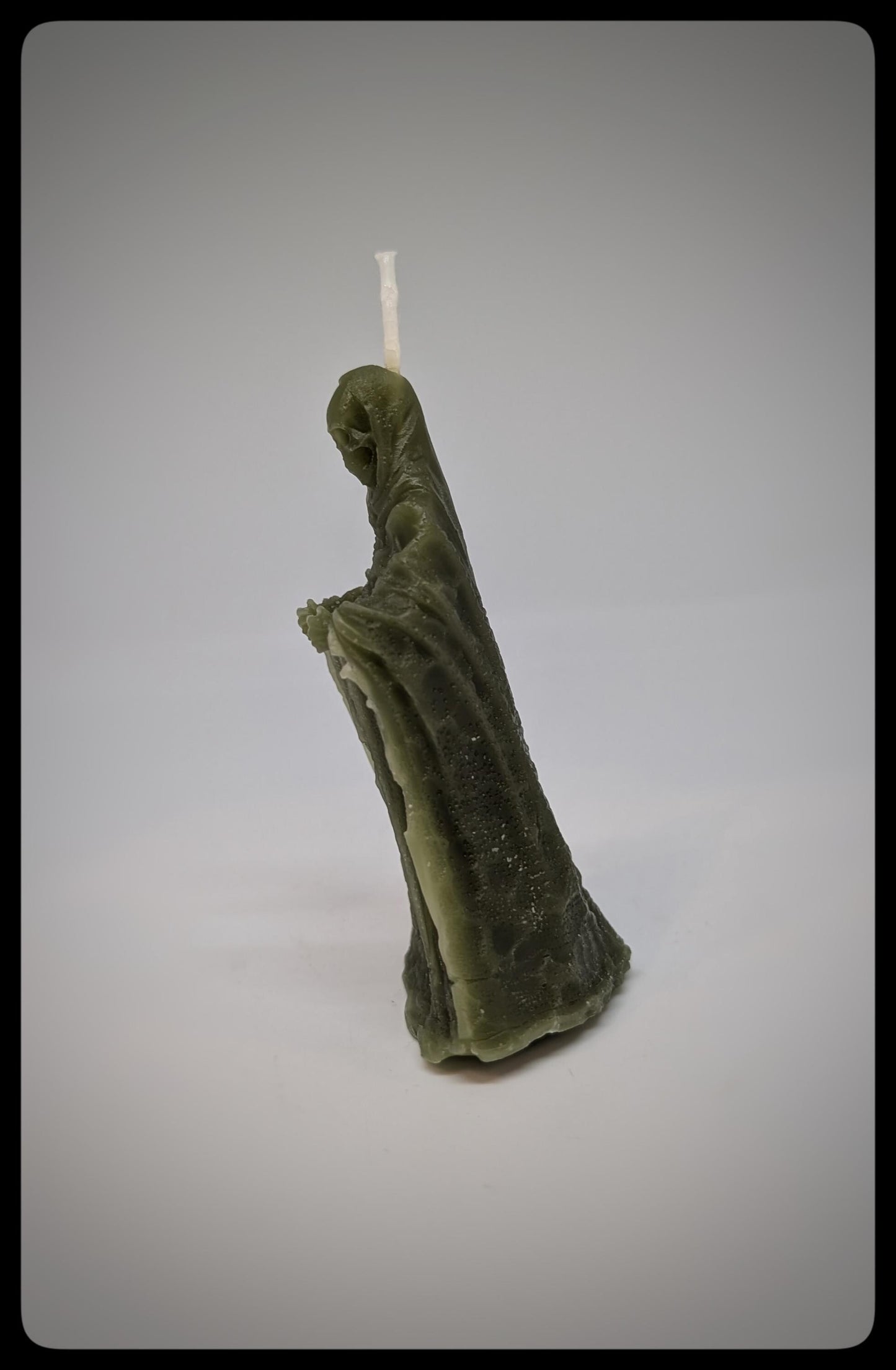 Vegan Candle Monk Ghost Figurine Height 3.74 in (9.5 cm/95 mm)