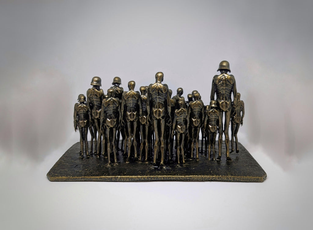 Inspired by Z. Beksiński Silent Wall / Sculpture 3D Resin 7.1" (18cm) x 13.8" (35cm)