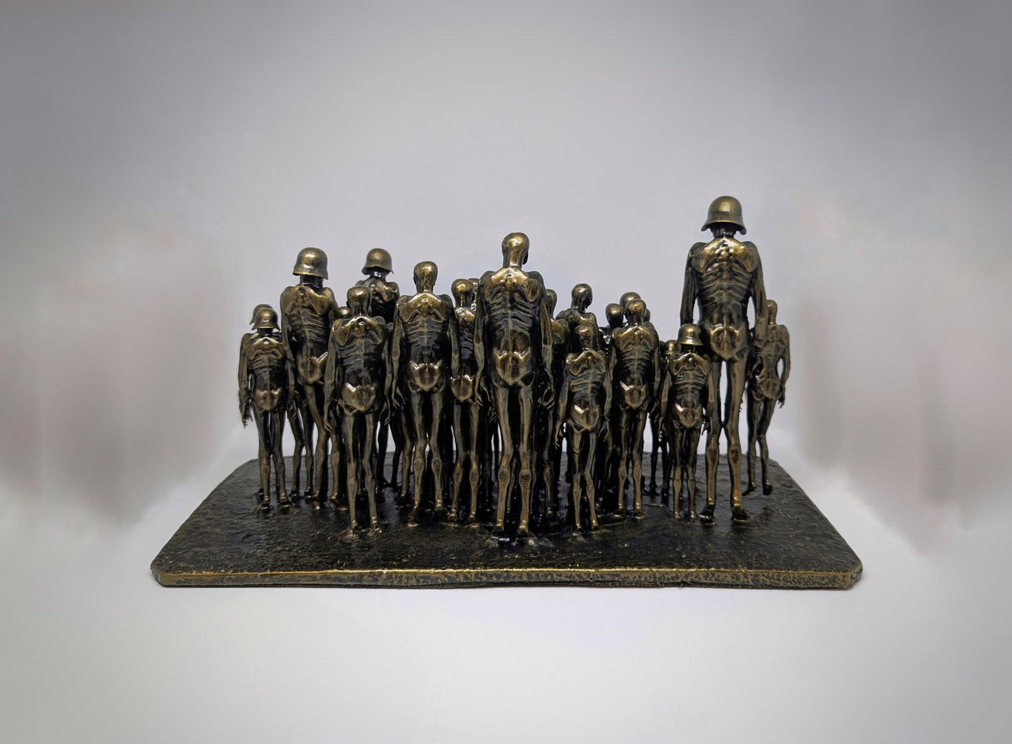 Inspired by Z. Beksiński Silent Wall / Sculpture 3D Resin 7.1" (18cm) x 13.8" (35cm)