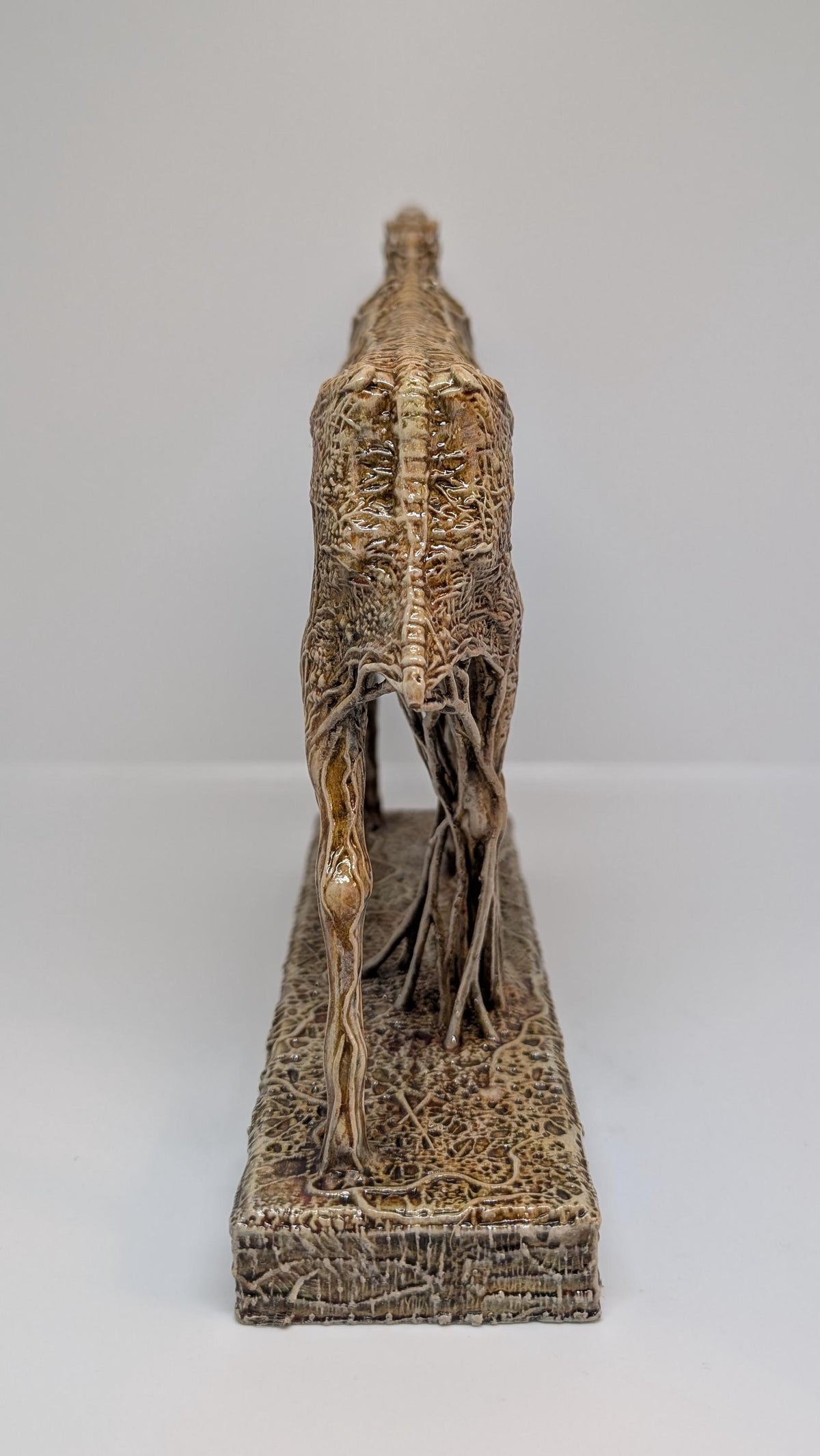 3D Resin Sculpture Inspired by Zdzisław Beksiński / Height: 8.3 in (21 cm / 210 mm)