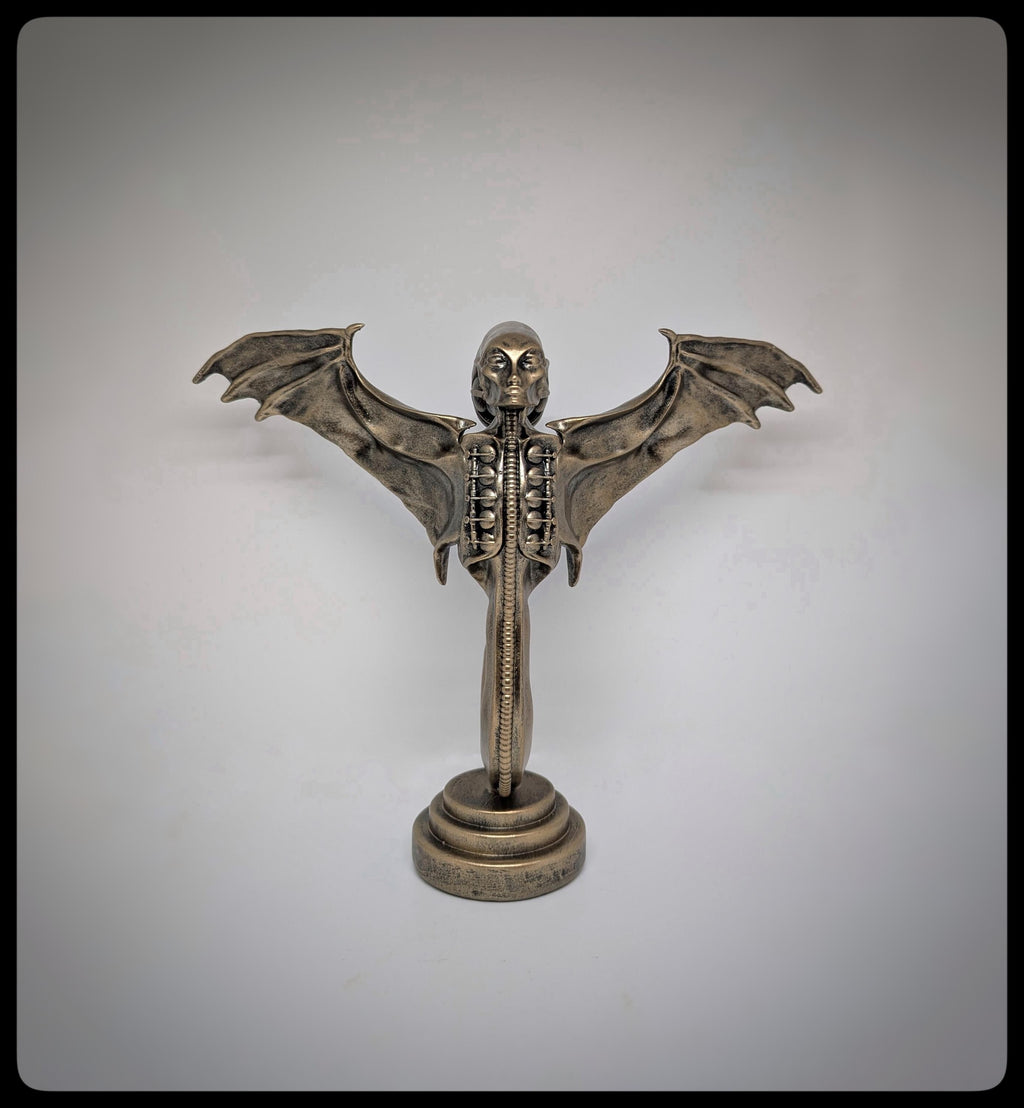 Inspired by H.R. Giger – Guardian Angel 9.45 in (24 cm/240 mm) 3D Resin Sculpture