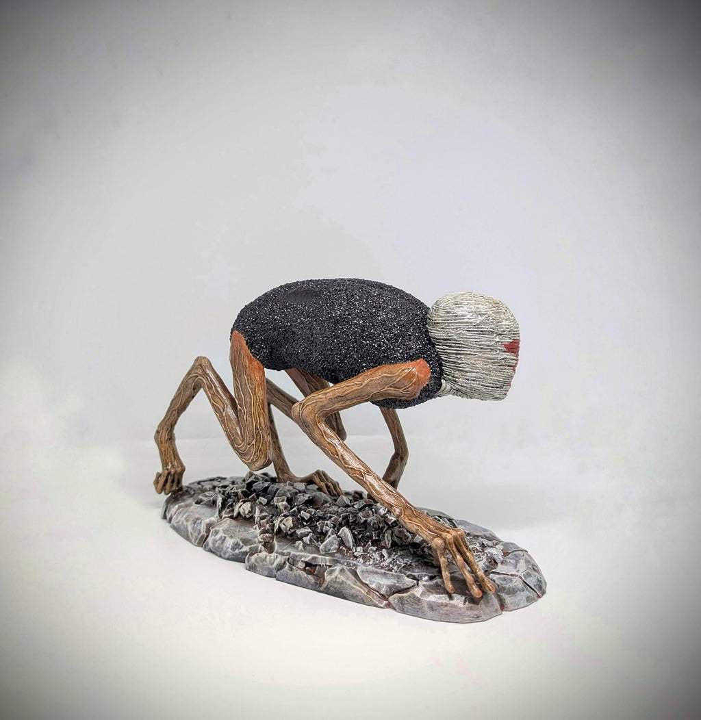 Inspired by Zdzisław Beksiński – Crawling Death 3D Resin Sculpture Length 10.8" (27.5 cm/275mm)