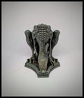 Inspired by H.R. Giger Alien Sitting 3D Resin Sculpture 6.9 in (17.5 cm/175mm)