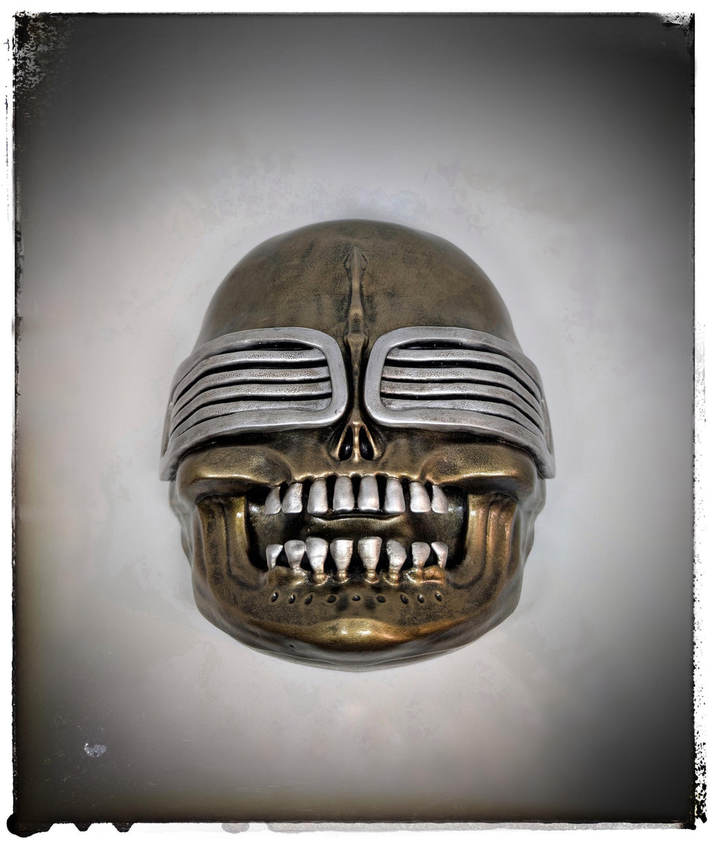Inspired by H.R. Giger Bombs (1983) Wall Sculpture 10.6x9.3in (27x23.5cm)
