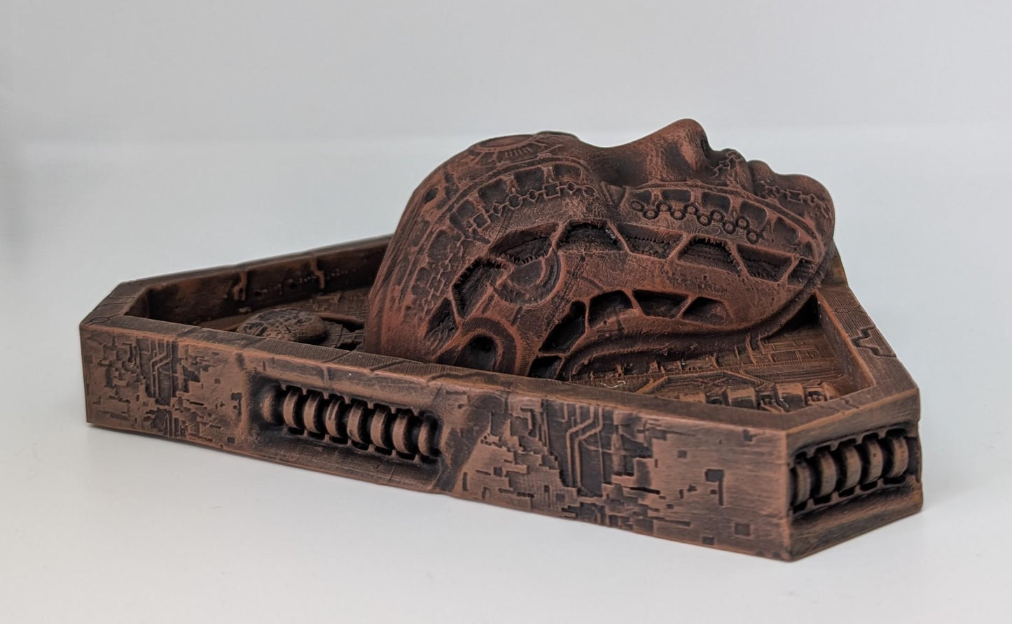 Inspired by H.R. Giger Biomechanical Triangle 5.9" 3D Resin Print Model