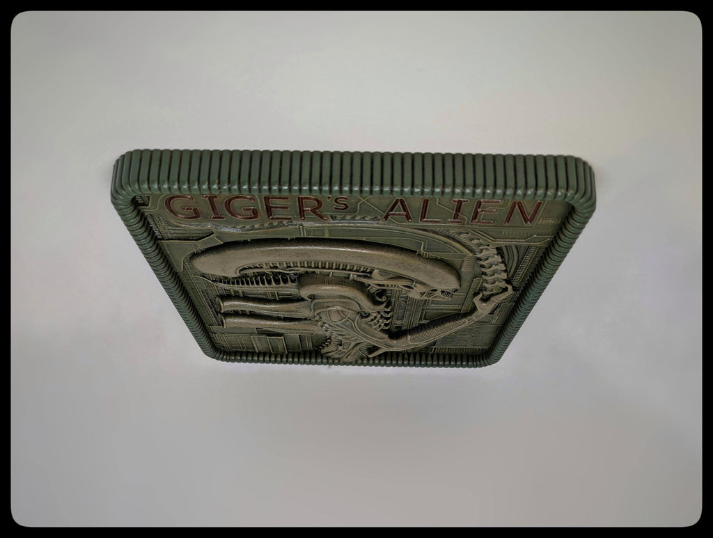Inspired by H.R. Giger – Alien Wall Plaque 10.2 in (26 cm / 260 mm) 3D Resin Art