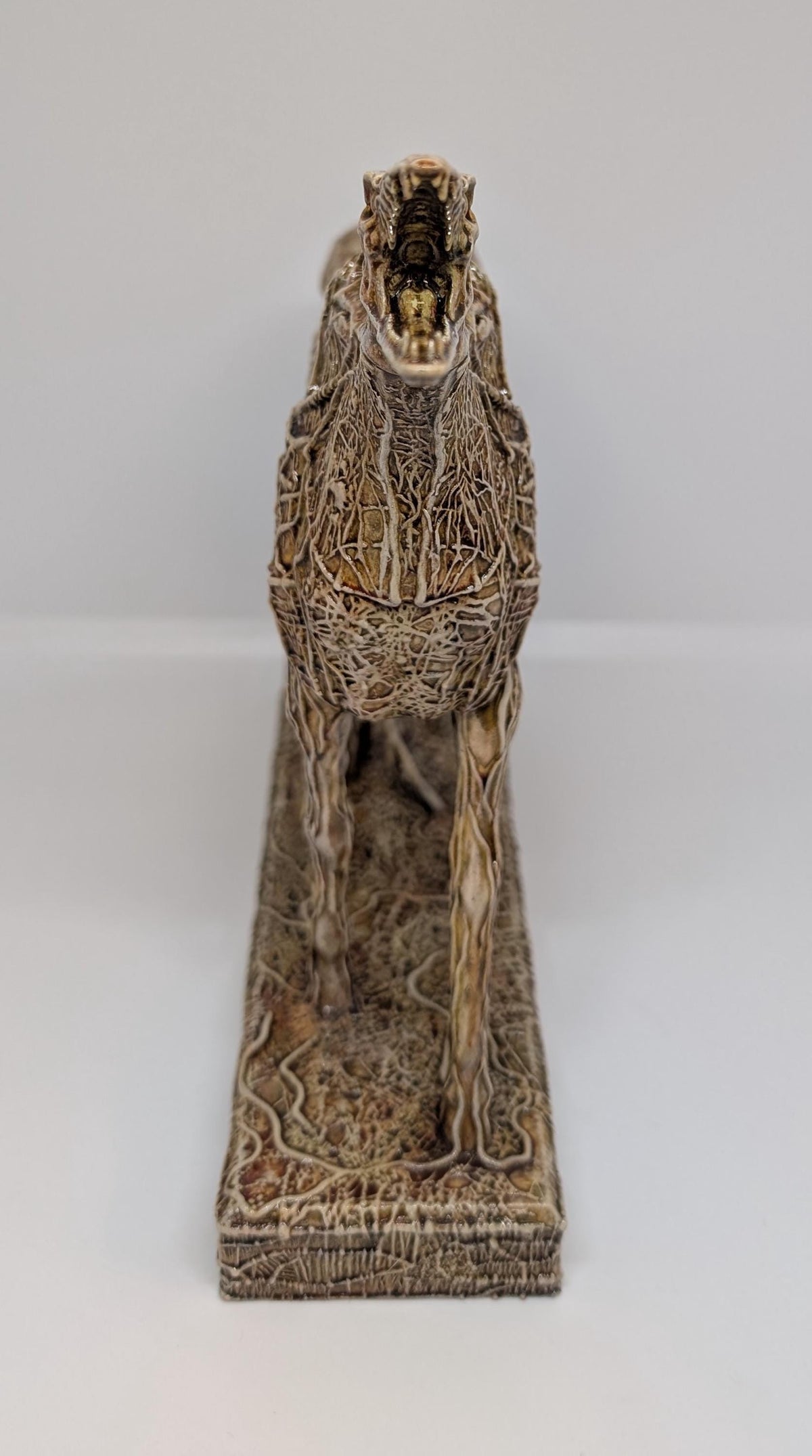 3D Resin Sculpture Inspired by Zdzisław Beksiński / Height: 8.3 in (21 cm / 210 mm)