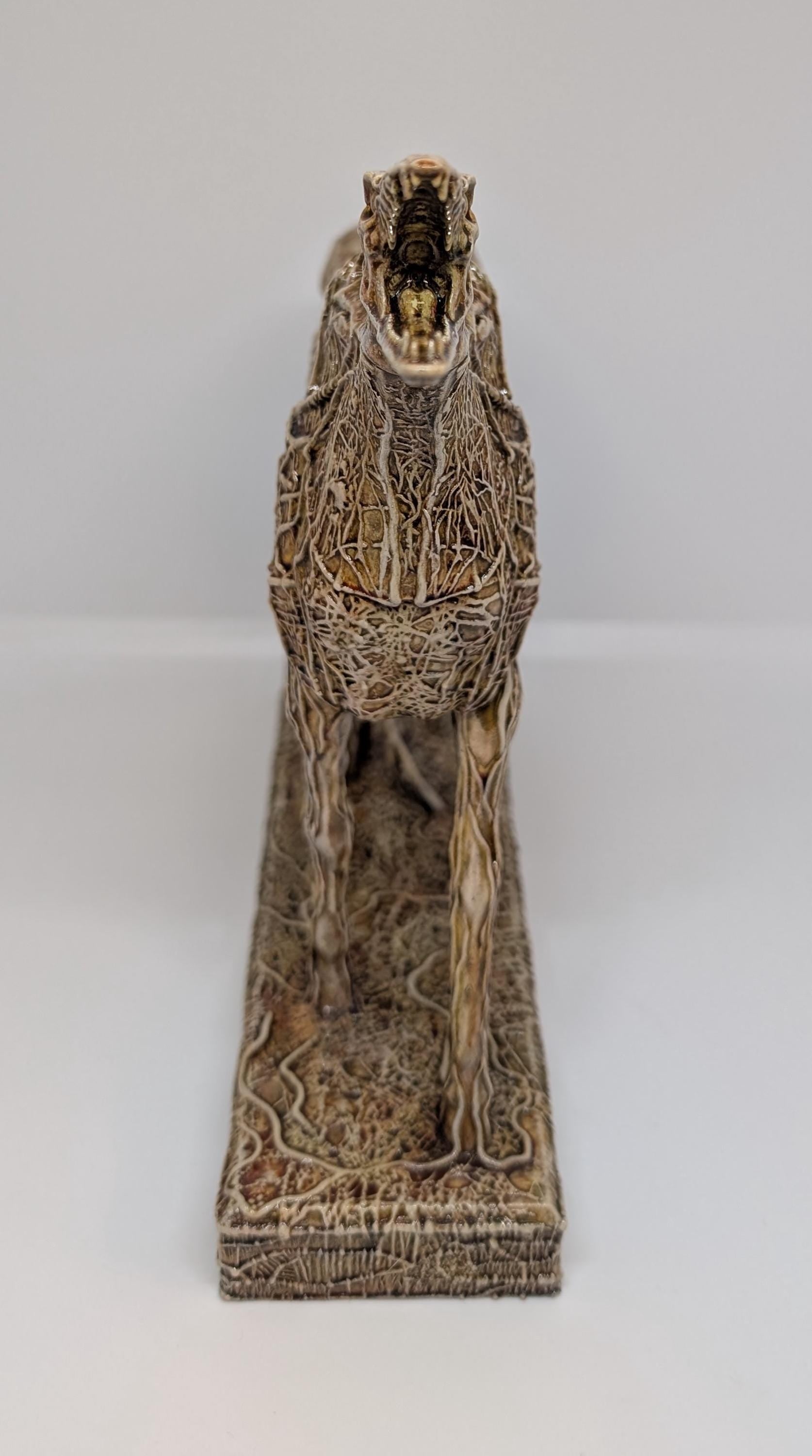 3D Resin Sculpture Inspired by Zdzisław Beksiński / Height: 8.3 in (21 cm / 210 mm)