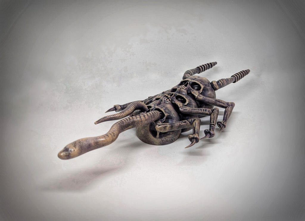 Inspired H.R. Giger Li II Spider Skull Detail /3D/ 14,37"              (36,5cm/365mm)