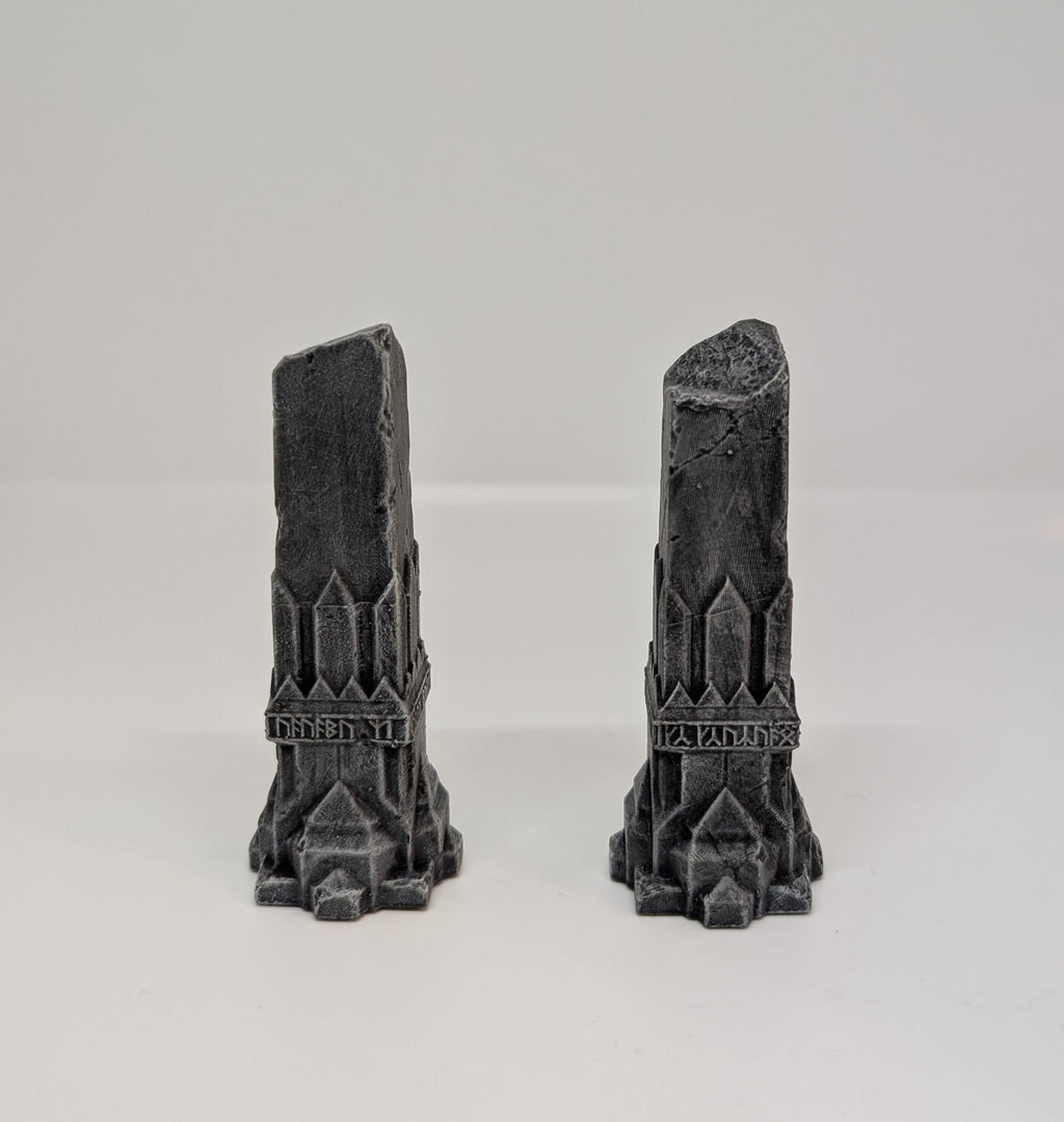 Lord of the Rings – 2x Moria Columns for Games – Height 3.54 inches (9 cm)