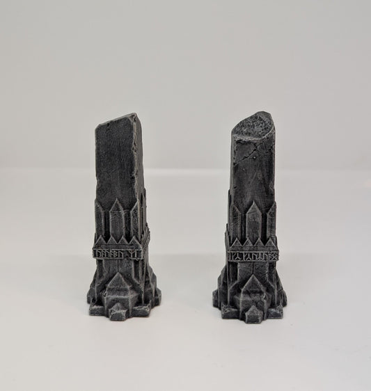 Lord of the Rings – 2x Moria Columns for Games – Height 3.54 inches (9 cm)