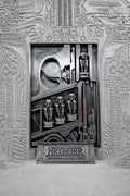 H.R. Giger Birth Machine Inspired / 3D Printed Resin Sculpture  12.2 in (31 cm/310 mm)