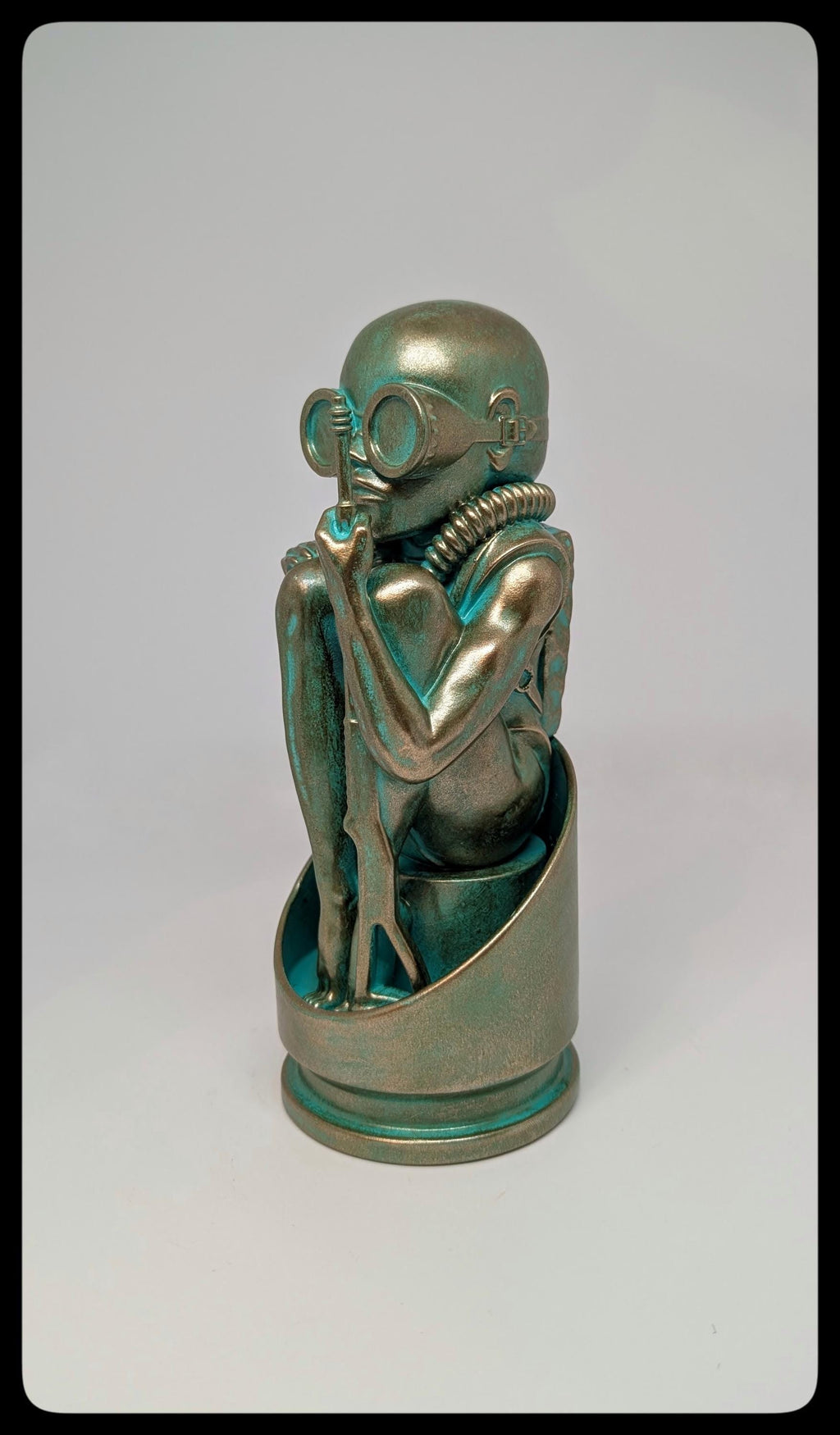 H.R. Giger Inspired Birth Machine Bullet Baby 3D Resin Figure – 8.07 inches (20.5 cm/205 mm)