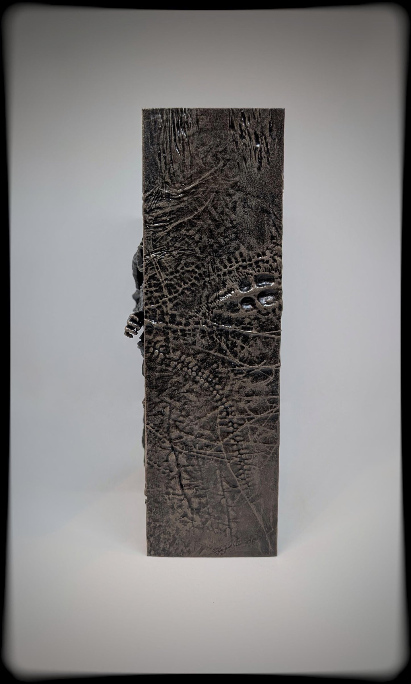 Inspired by Zdzislaw Beksinski 3D Resin Sculpture, Height 10.43 in (26.5 cm/265mm)