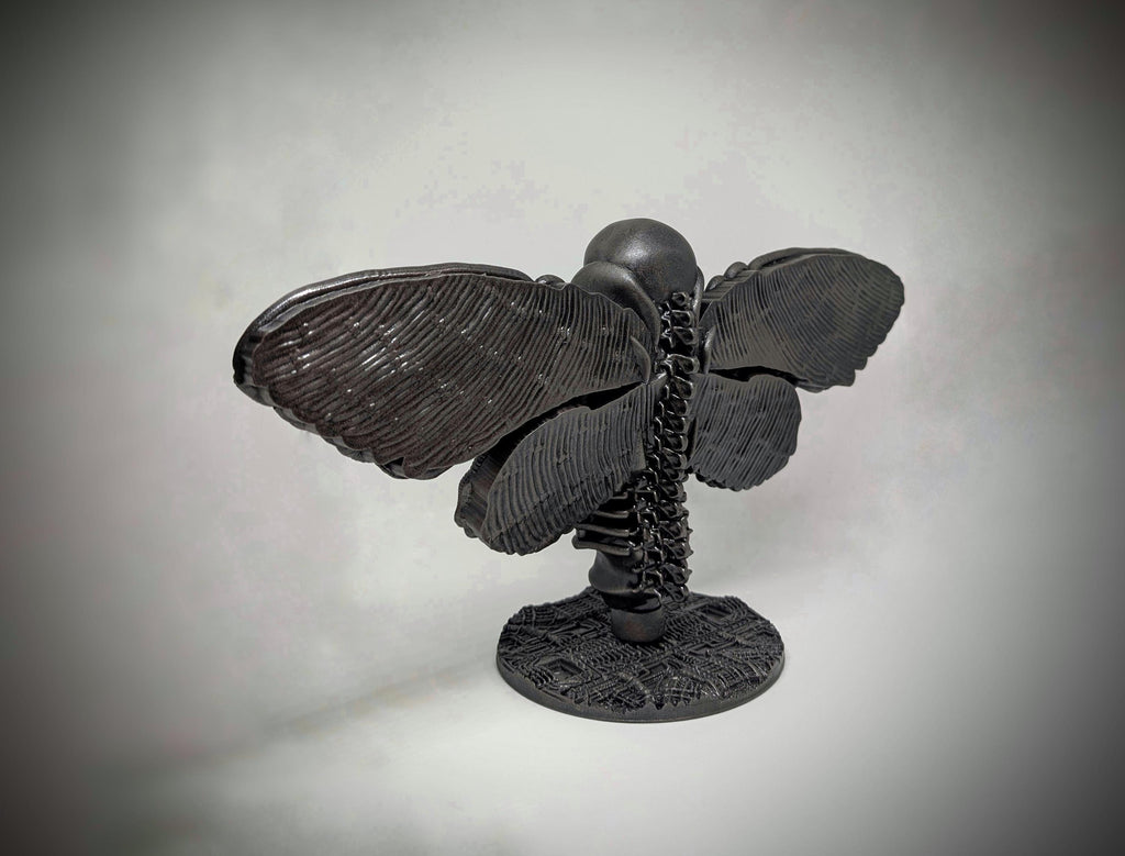 Inspired H.R. Giger - Death Moth / Width 15.3 in (39 cm / 390 mm) / Design Carlito Brigante
