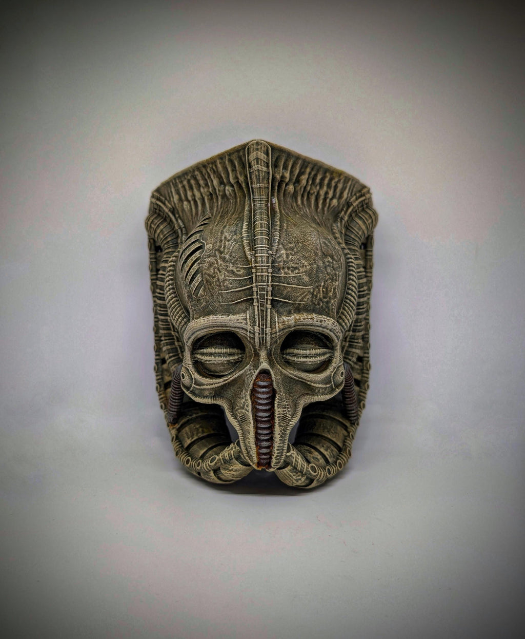 H.R. Giger inspired shelf height 7.9in (20cm/200mm) design by Carlito Brigant