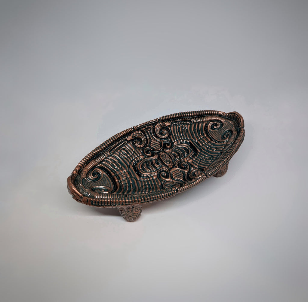 Decorative Tray 3D Resin Sculpture 11in(28 cm) x 5.5in (14 cm)