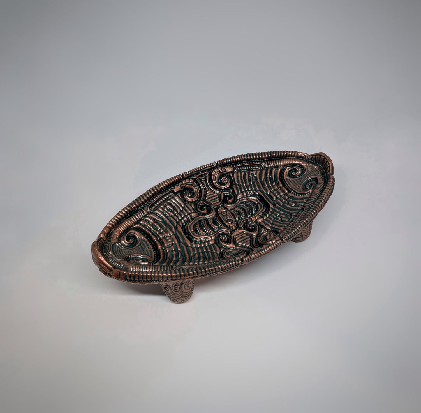 Decorative Tray 3D Resin Sculpture 11in(28 cm) x 5.5in (14 cm)